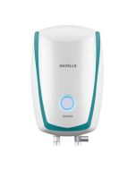 Havells Instanio, 3 Litres, 3000 Watts, Instant Water Heater, Colour-Changing LED Indicator, 5 Star Rating, White Blue