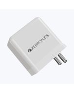 ZEBRONICS MA204, 45 Watts, Type C Charger, PD 3.0 (PPS), Rapid Charge, Built in Protections, Compatible for iPhone & Android
