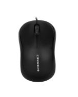 ZEBRONICS Zeb-Comfort Wired USB Mouse, 3-Button, 1000 DPI Optical Sensor, Plug & Play, for Windows/Mac, Black