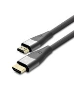 ZEBRONICS HAA2021 HDMI Version 2.1 Cable with 8K@60Hz, 4K@120Hz, eARC and CEC Support, 3D Compatible, 2 Meter Length, 48Gbps Max and Gold-Plated Connectors