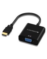 ZEBRONICS HAV01 HDMI to VGA adapter with Full HD 1080p @ 60Hz native resolution, gold plated connectors, Plug Play usage, Strong and durable build quality