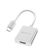 ZEBRONICS TA150H Type C to HDMI Converter, HDMI 4K, 15cm Cable, Compatible with MacBook | Samsung DeX | Windows Laptop, Elegant Matte Aluminium Design