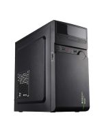 ZEBRONICS Alloy Steel Bruno, Computer Chassis, Micro ATX, USB X 2, Front Audio | USB, Perforated Side Panel, Textured Front Panel