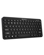 ZEBRONICS K4000MW Wireless Keyboard with 2 Bluetooth & 2.4 GHz Wireless Connection,78 Keys, Integrated Multimedia Keys,Minimalist Design,Compatible with Laptop/Desktop/Tablet/Smartphone