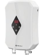 BAJAJ Tankless Instant Water Geyser (BAJAJ FLASHY 3 KW Slim Digital Temperature Geyser, White)