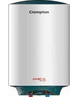 Crompton 10 L Storage Water Geyser ASWH-3810 (Amica Plus 10L With Superior Glasslined Technology and Free Installation, White, Green)