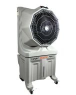Varna Rock-120 Ltr Heavy Duty Desert Air Cooler With High-Density Honeycomb Cooling Pads, 3-Speed Control, Powerful Air Throw (Grey)