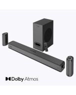ZEBRONICS Juke BAR 9750 PRO 5.1.2 Surround Dolby Atmos 525W Soundbar with Subwoofer, Dual Wireless Rear Satellites, HDMI eARC, Optical, Bluetooth 5.0, Wall Mount & Remote Control