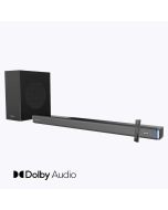 ZEBRONICS Juke BAR 9102 PRO 240W Output Dolby Soundbar with Bluetooth 5.0, HDMI (ARC), 6.5" Subwoofer, Optical, Wall Mountable, Virtual 5.1 and LED Display