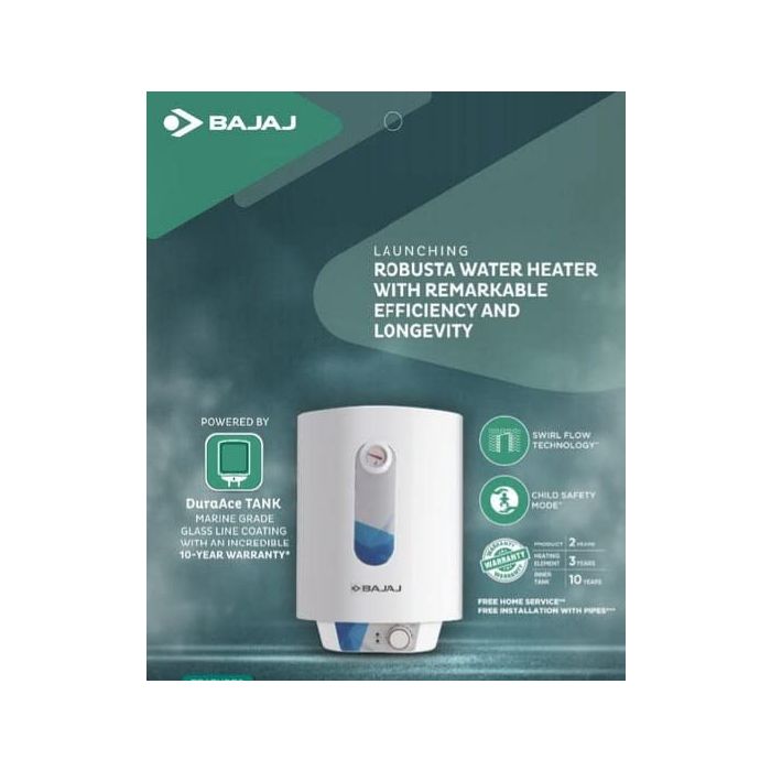 Bajaj 10 Liter Water Geyser Storage Bajaj Electric Geyser 10 Ltr