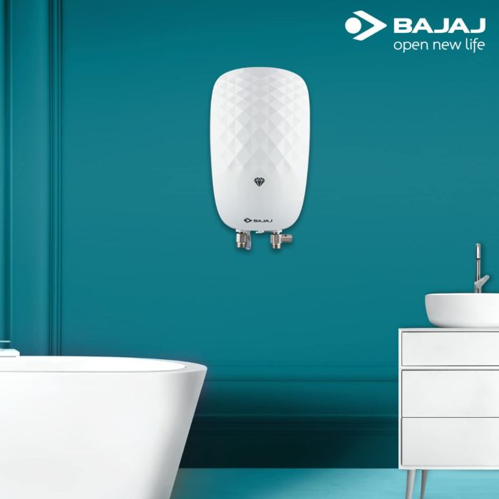 BAJAJ L Instant Water Geyser (Juvel IWH 3L 3kw, White)