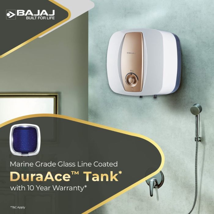 Bajaj Calenta Mechanical 15 Litre Star Rated Vertical Storage