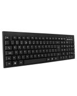 ZEBRONICS Zeb- K35 USB Wired Keyboard with Rupee Key,Spill-Proof and Slim Design (Black)
