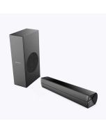 ZEBRONICS Juke BAR 100A Compact Soundbar with Subwoofer, 60W RMS Output, Powerful Bass, Glossy Design, HDMI ARC, Coaxial, Bluetooth 5.0, AUX, LED Indicator and Remote Control
