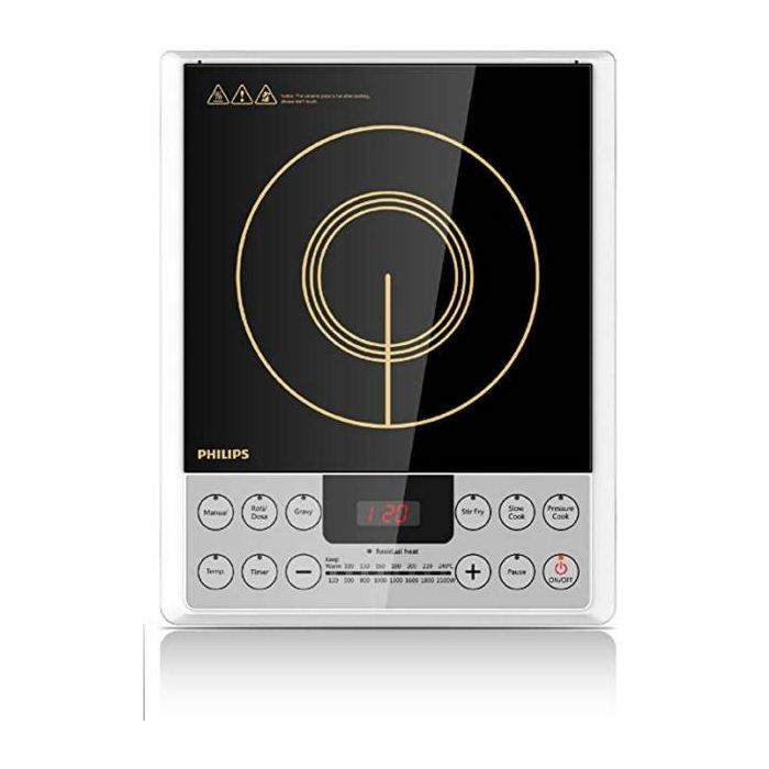PHILIPS HD4929 2100Watt Induction Cooker (Black Induction Cooktop
