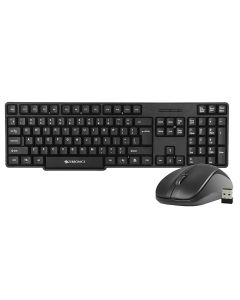 Zebronics Zeb-Companion 107 USB Wireless Keyboard and Mouse Set with Nano Receiver (Black)